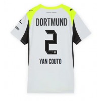 Dámy Fotbalový dres Borussia Dortmund Yan Couto #2 2025-26 Venkovní Krátký Rukáv